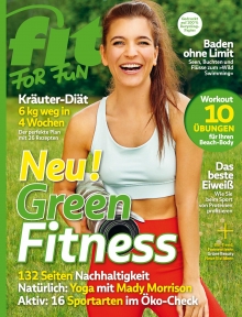 Die sogenannte "Green Issue" von 'Fit for Fun' (Foto: Hubert Burda Media)